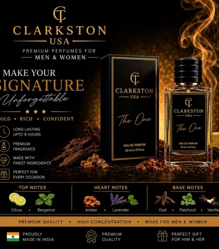 Clarkston USA The One | Fresh Citrus, Amber & Oud Fragrance, 30ml